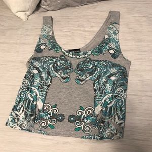 Wet seal crop top
